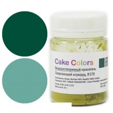 Краситель водорастворимый Сверкающий изумрудный Cake Colors, 10г